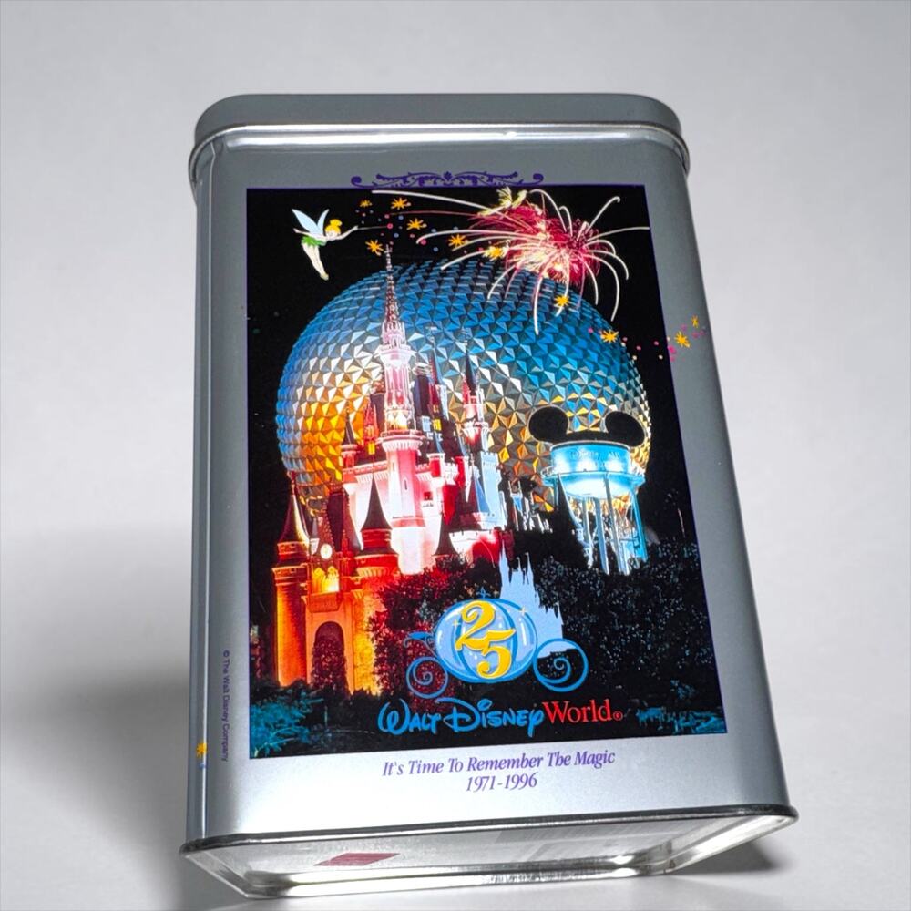 1996 Nestlé Toll House Walt Disney World 25th Anniversary Collector Tin